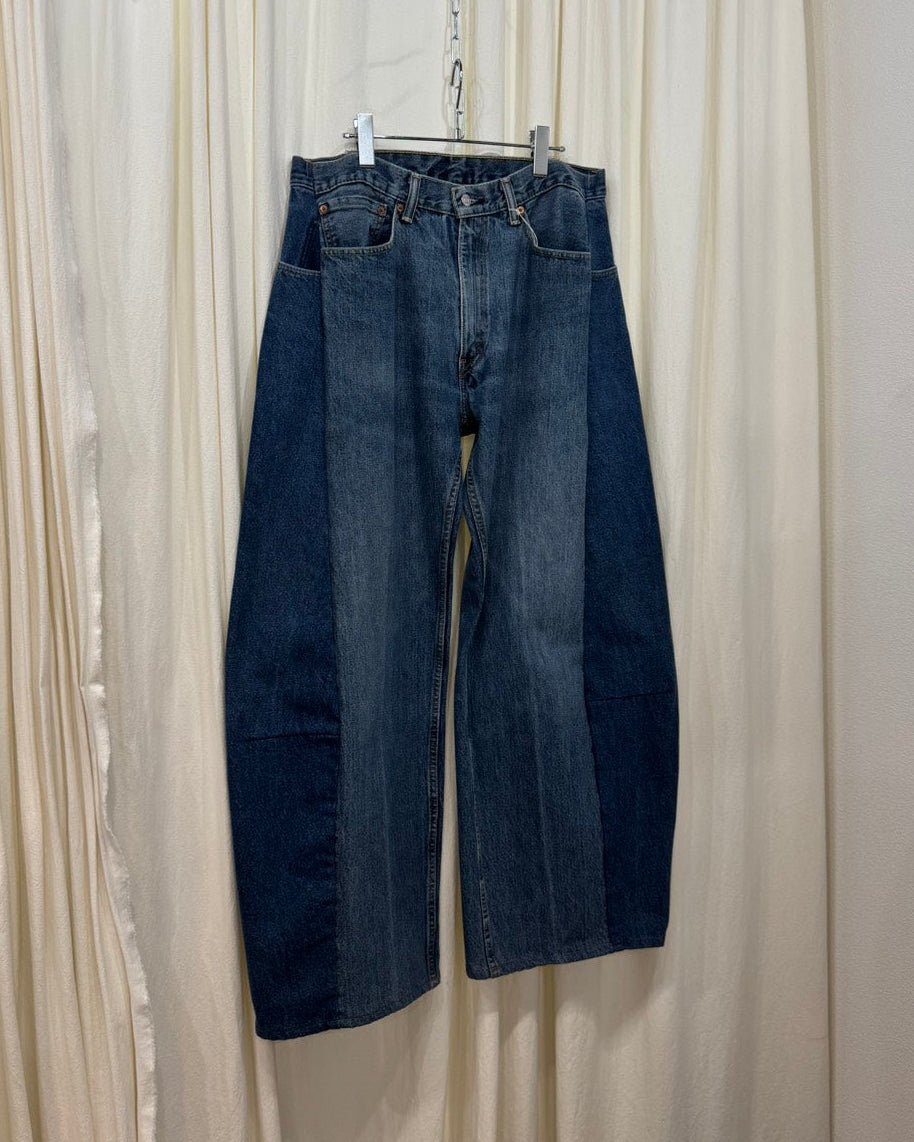 ID-001-05-XL / curve buggy denim【A】