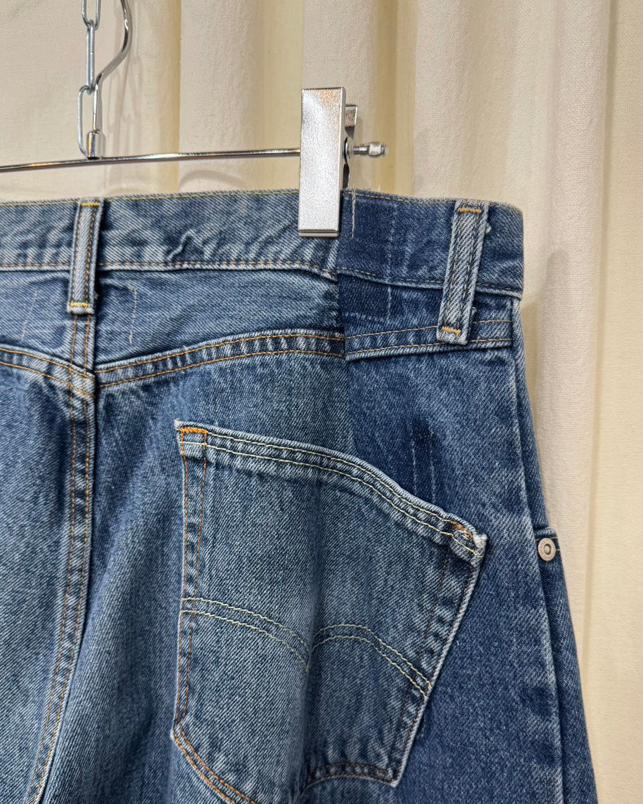 ID-001-05-XL / curve buggy denim【A】
