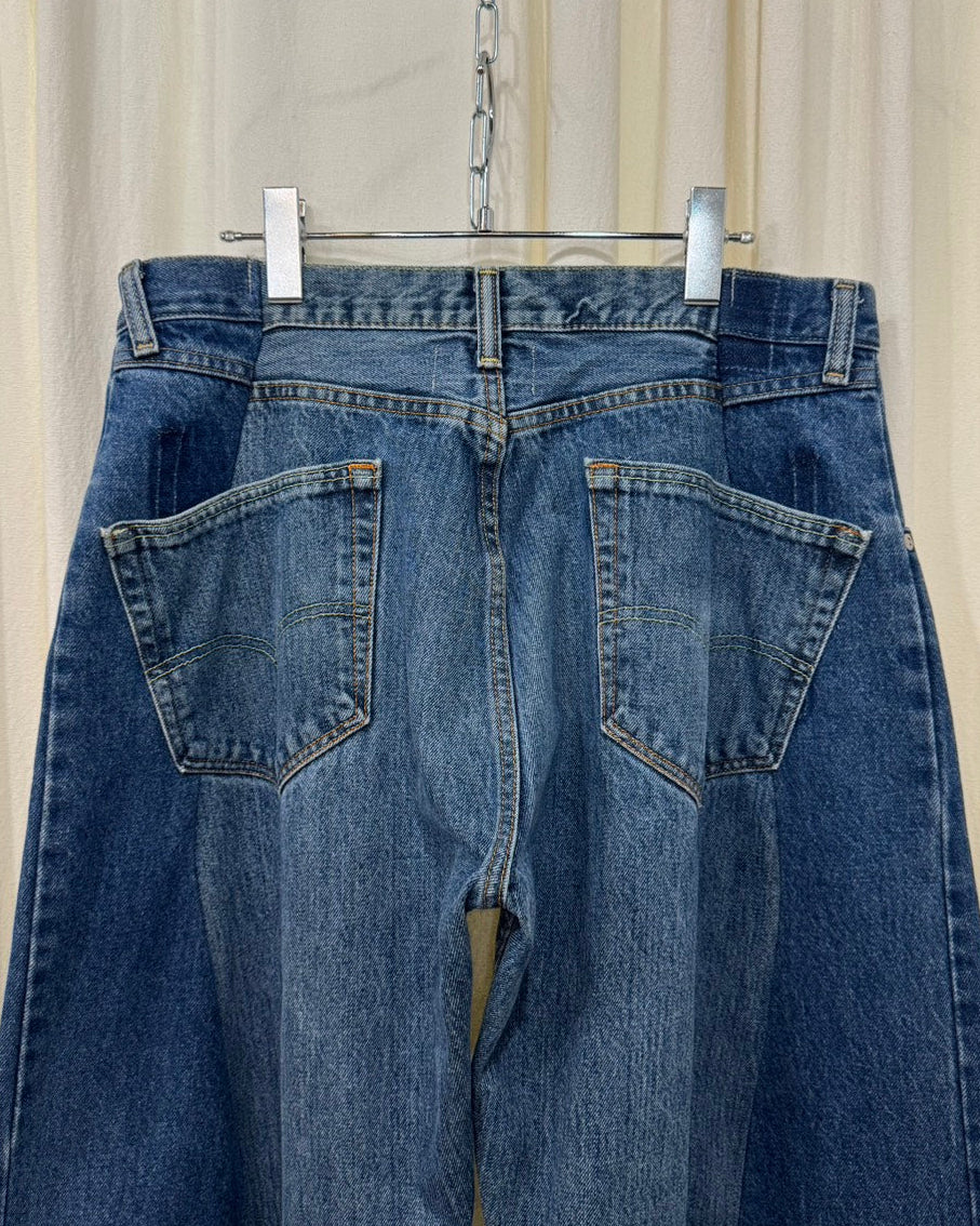 ID-001-05-XL / curve buggy denim【A】
