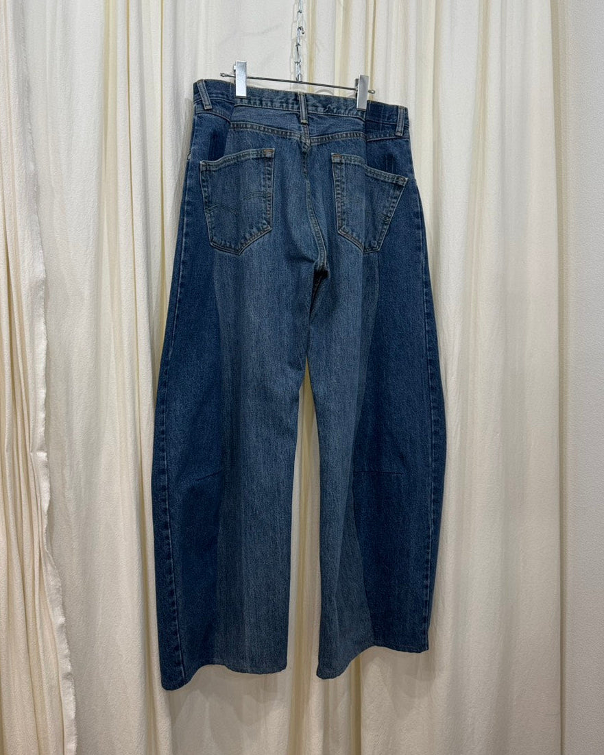 ID-001-05-XL / curve buggy denim【A】