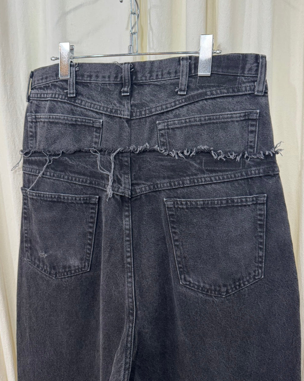 ID26-008-L / wide leg easy denim【D】