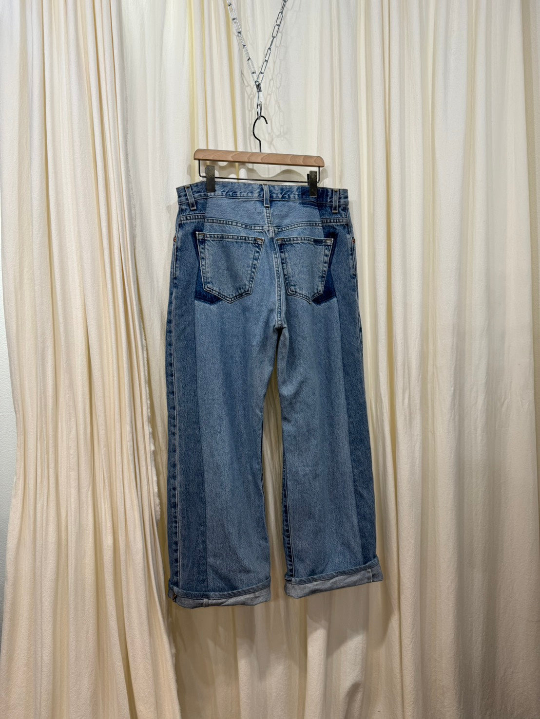ID26-049-L / wide straight jeans【A】