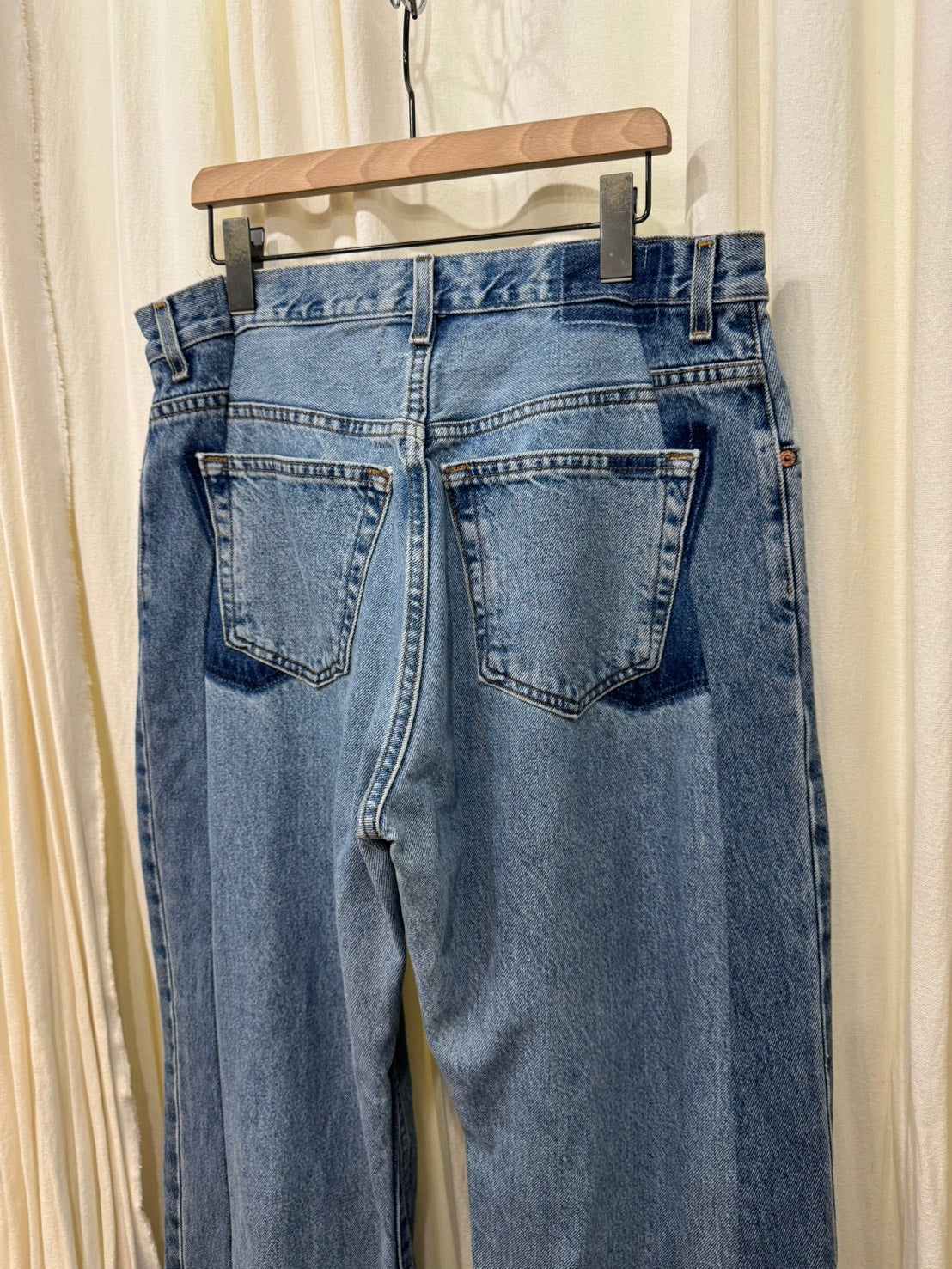 ID26-049-L / wide straight jeans【A】