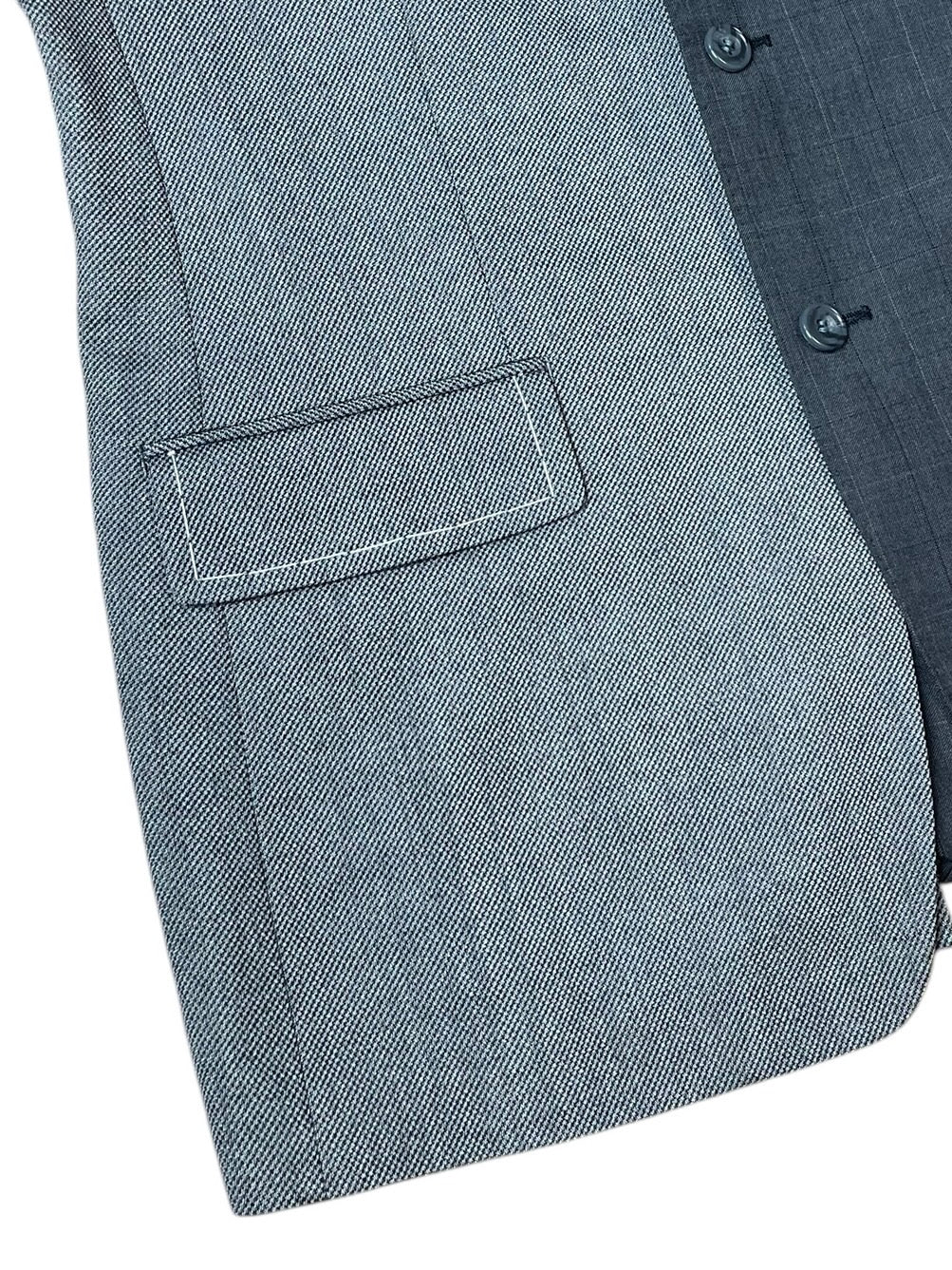 RE-015/hand stitch asymmetry vest【C】