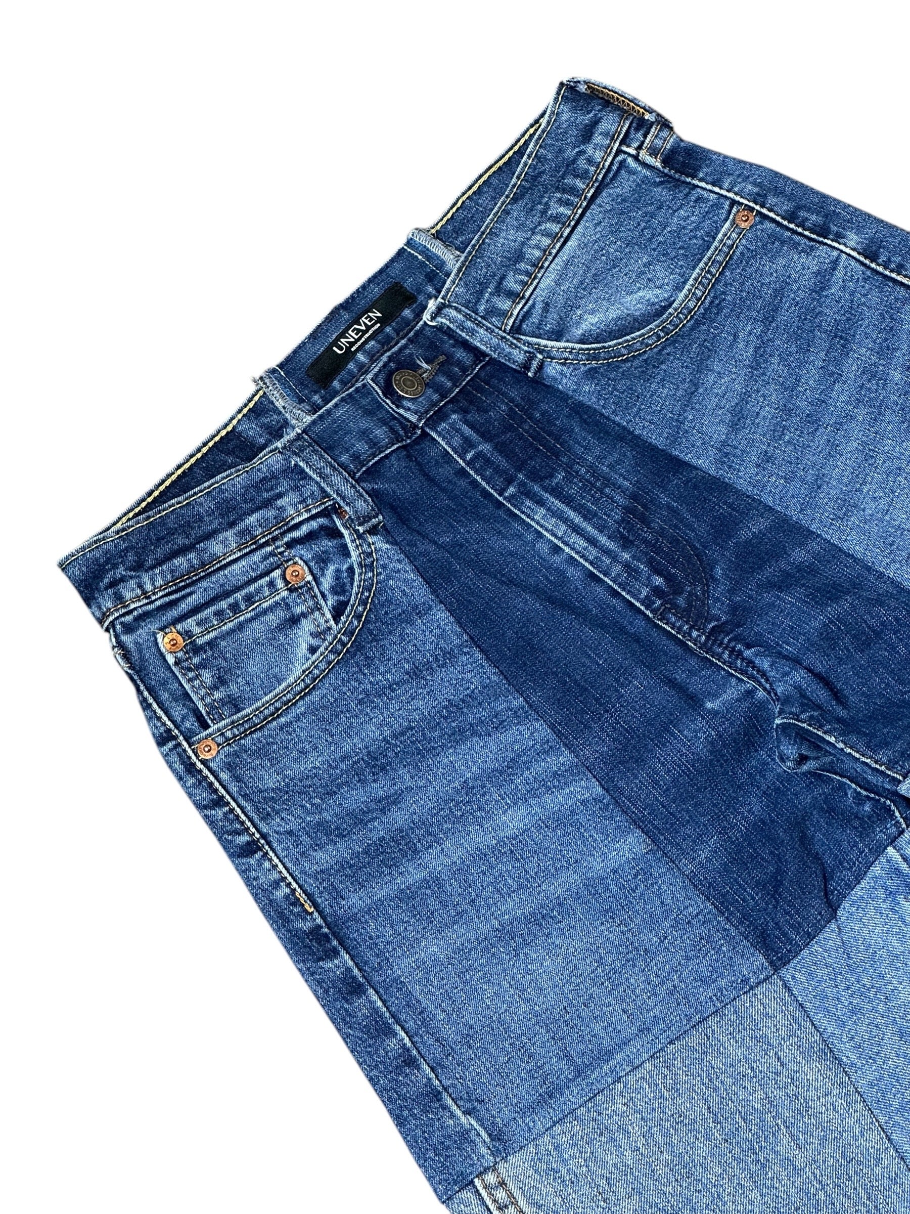 RE-004/4panel docking denim【A】