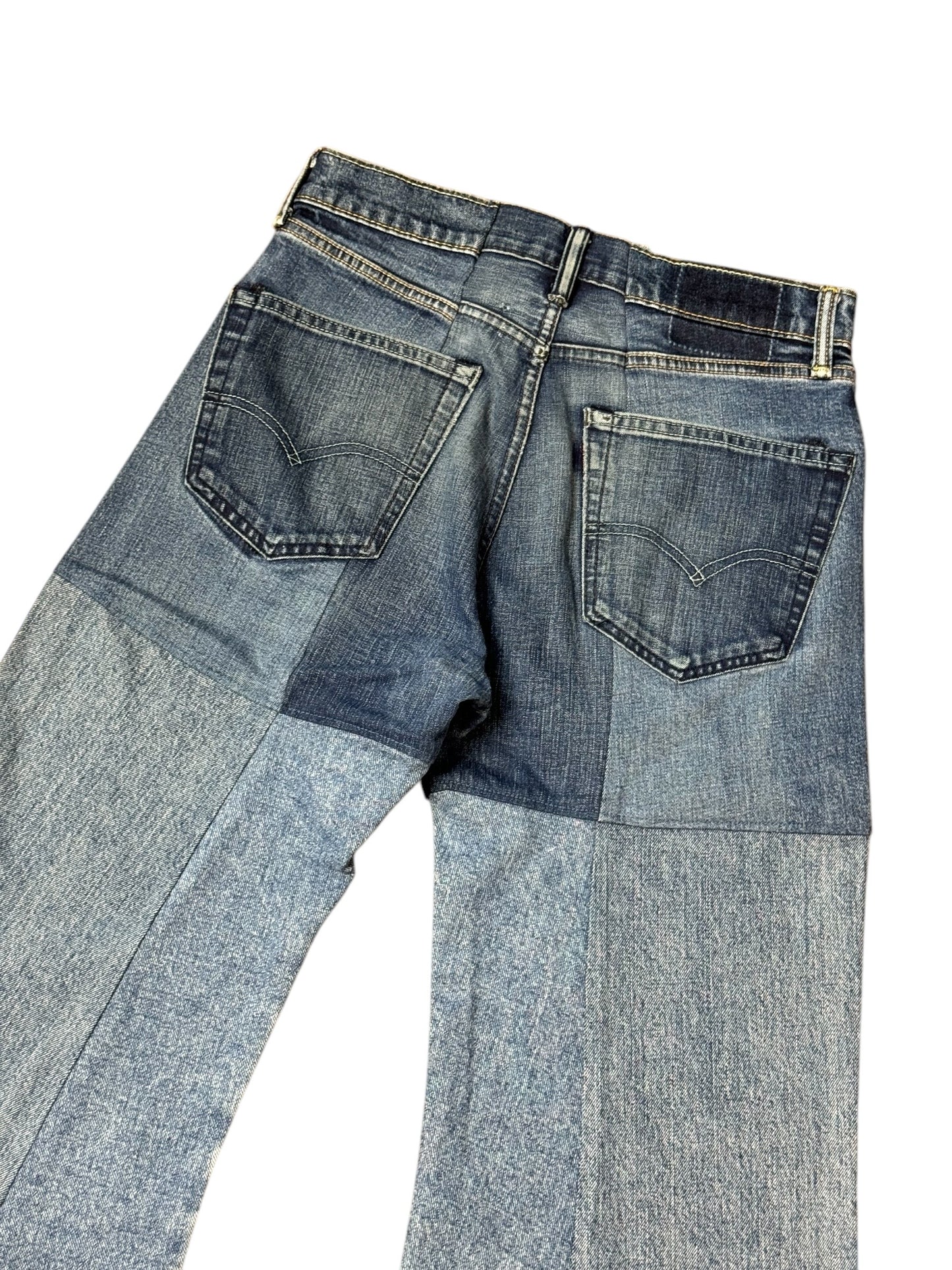 RE-004 / 4panel docking denim【A】