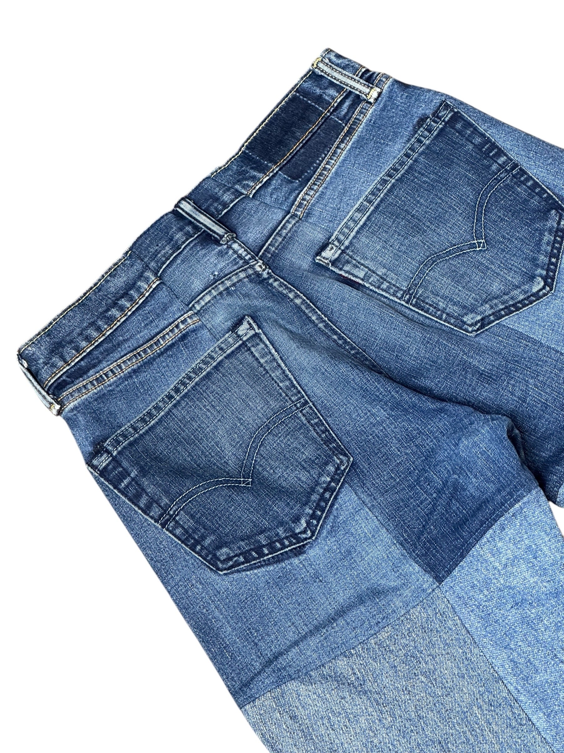 RE-004/4panel docking denim【A】