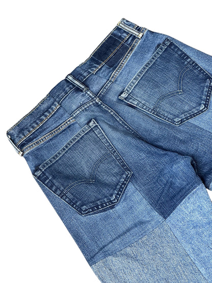 RE-004 / 4panel docking denim【A】