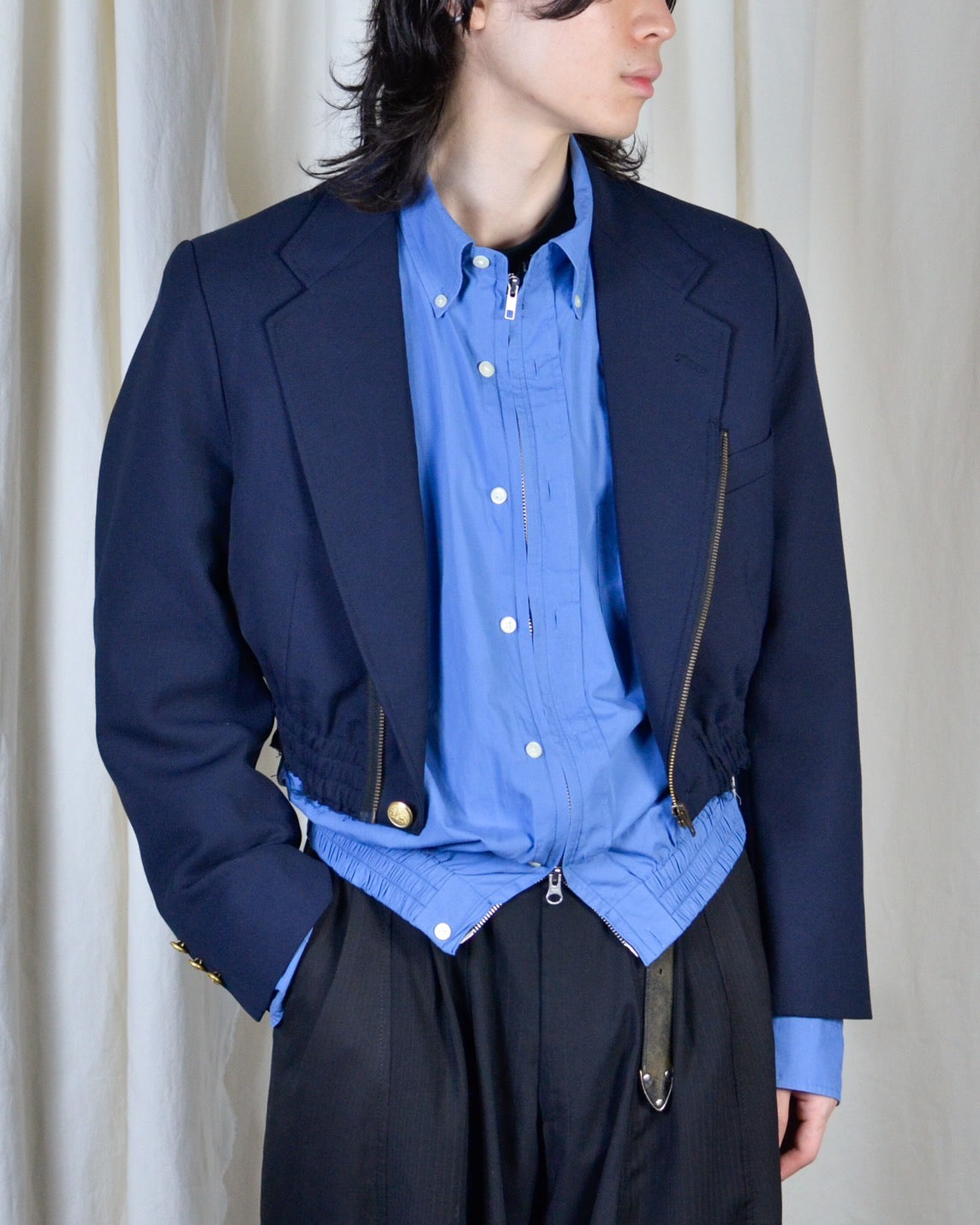 WL-016 / tailored short blouson 【B】