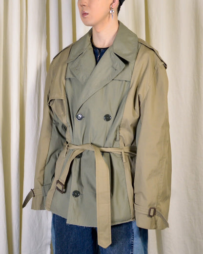 RE-037 / rebuild trench jacket 【A】