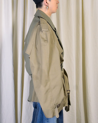 RE-037 / rebuild trench jacket 【A】