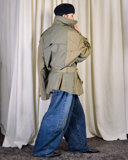 RE-037 / rebuild trench jacket 【A】