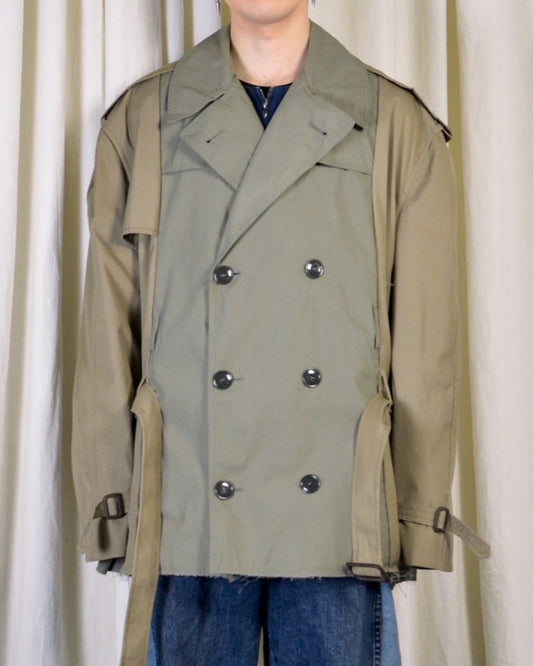 RE-037 / rebuild trench jacket 【A】