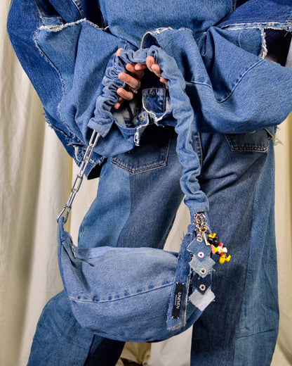 RE-026-03 / rebuild moon mini bag with kye ring 【B】
