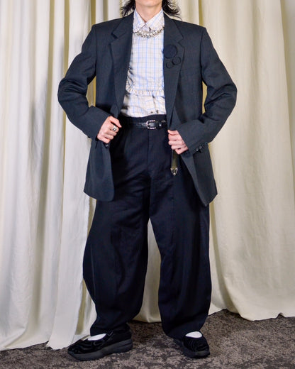 RE-029 / vintage tailored jacket with badge 【A】