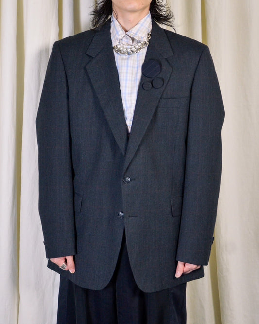 RE-029 / vintage tailored jacket with badge 【A】