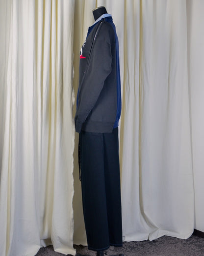 WL-018 / 3zip docking sweat 【A】