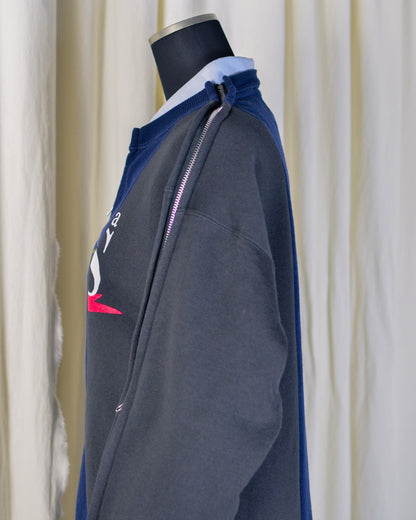 WL-018 / 3zip docking sweat 【A】