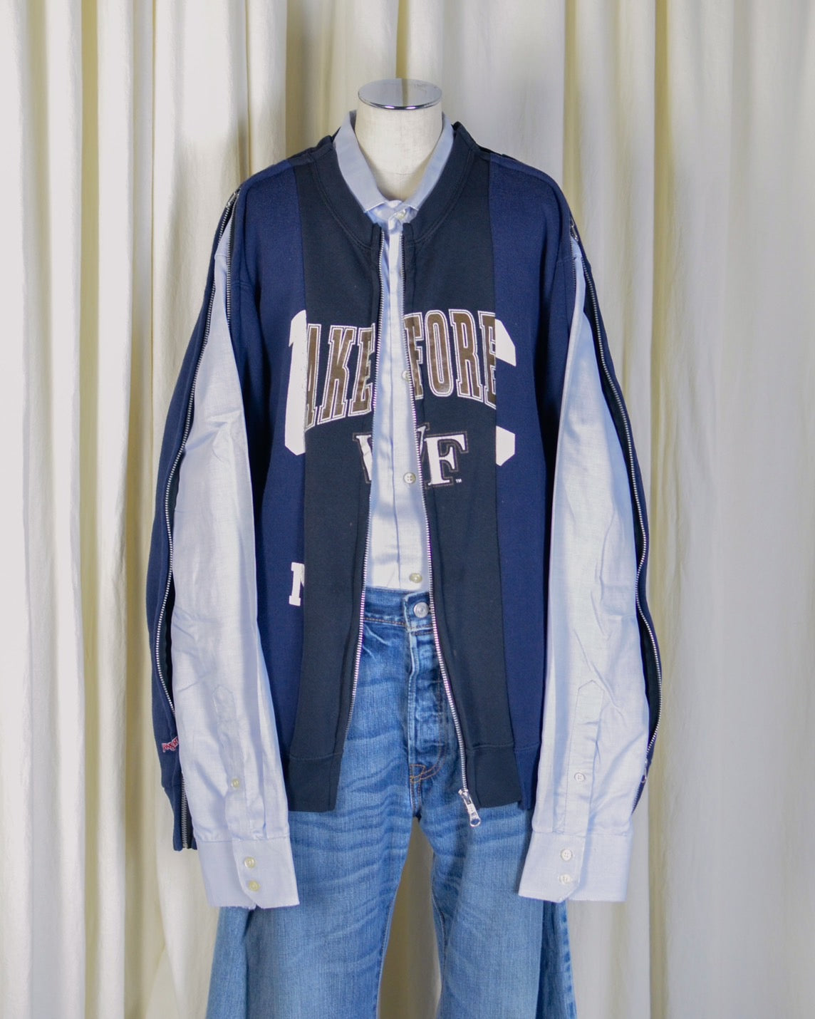 WL-018 / 3zip docking sweat【C】