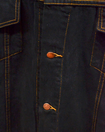 RE-030-04 / rebuild kimono denim jacket overdye 【C】