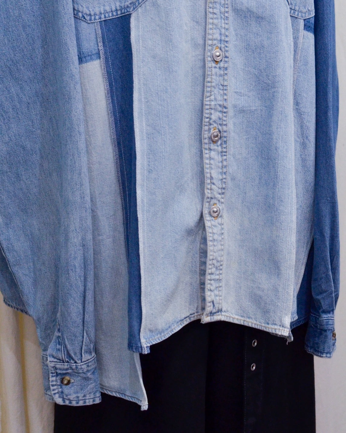 RE-042 / rebuild denim shirt 【A】