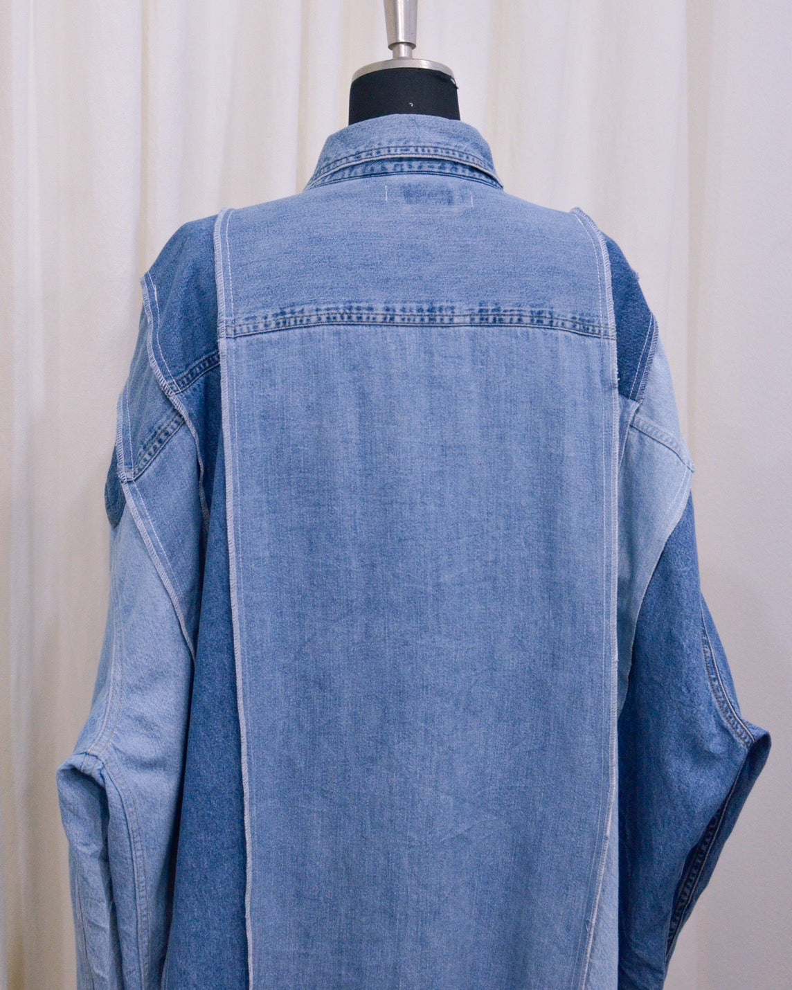 RE-042 / rebuild denim shirt 【B】