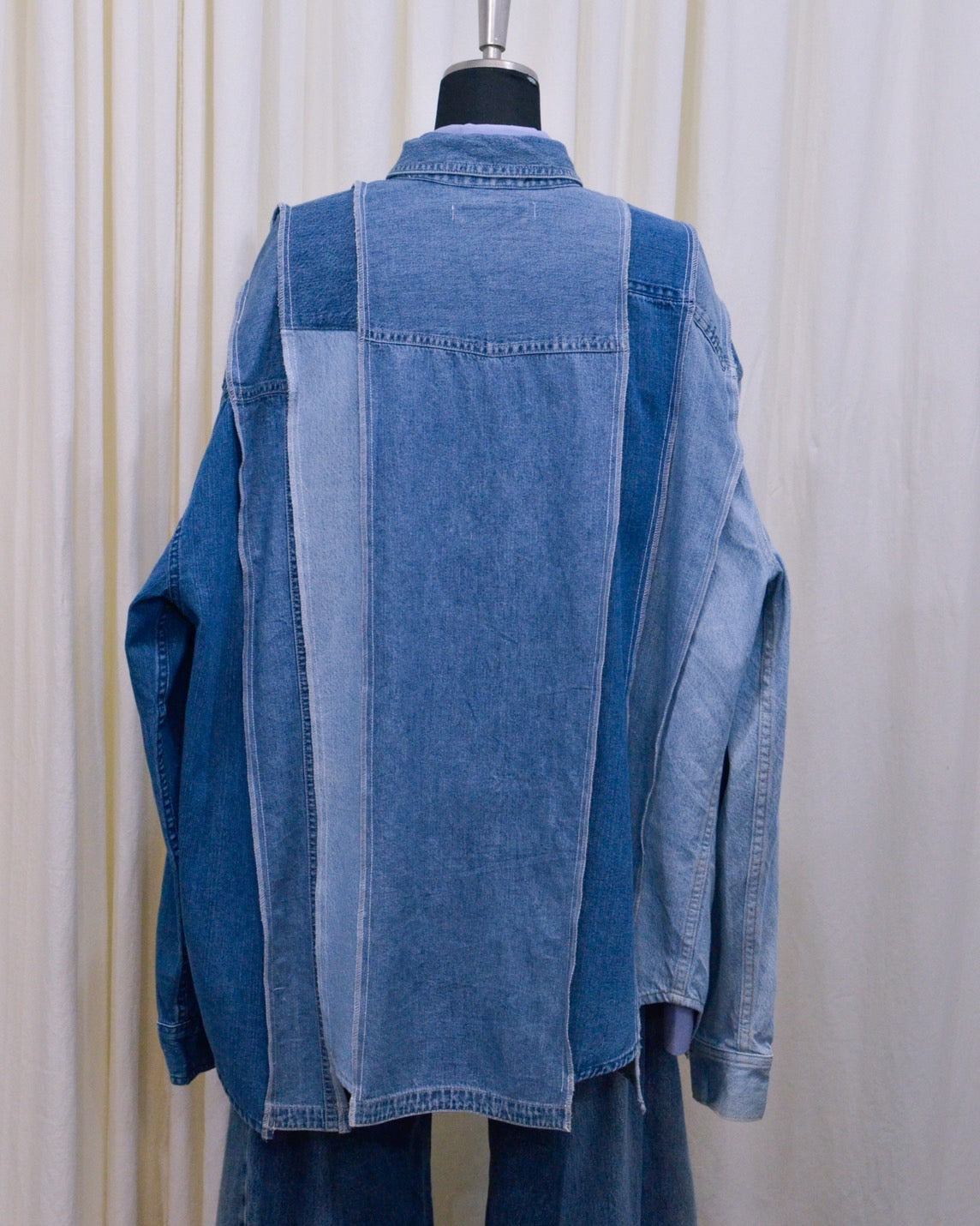 RE-042 / rebuild denim shirt 【C】