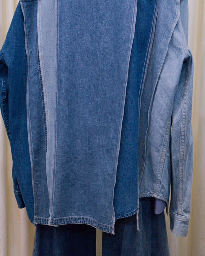 RE-042 / rebuild denim shirt 【C】