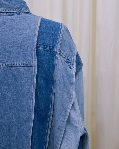 RE-042 / rebuild denim shirt 【C】