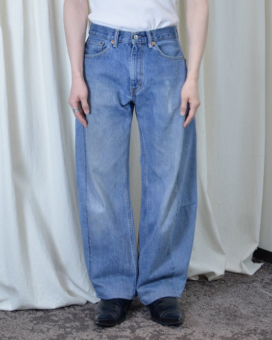 RE-010-10 / curve buggy denim 【A】