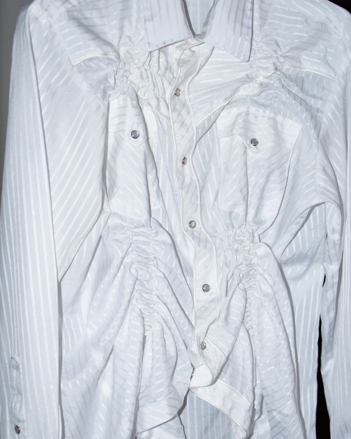 RE-051-01 / shirring western shirt 【A】