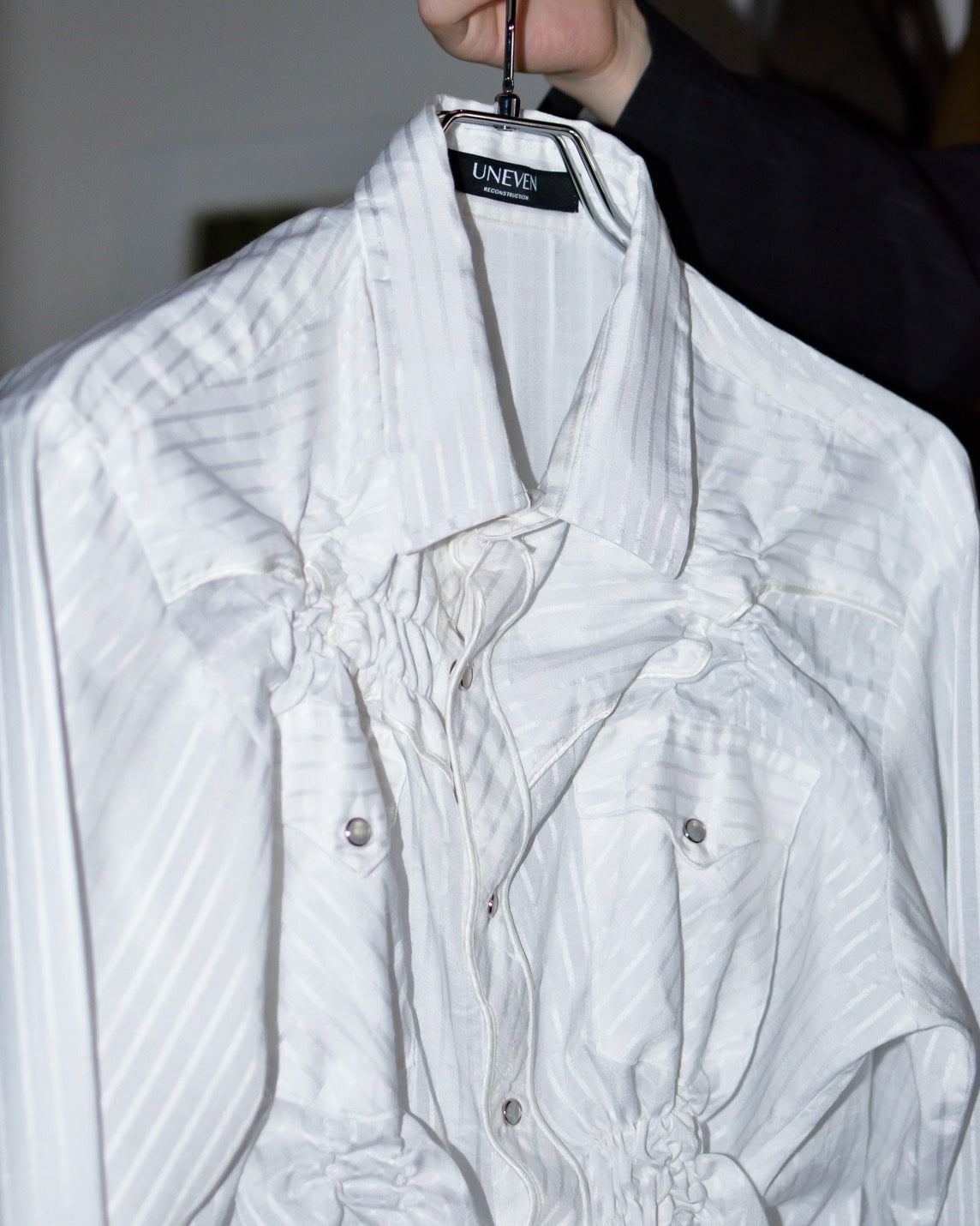 RE-051-01 / shirring western shirt 【A】