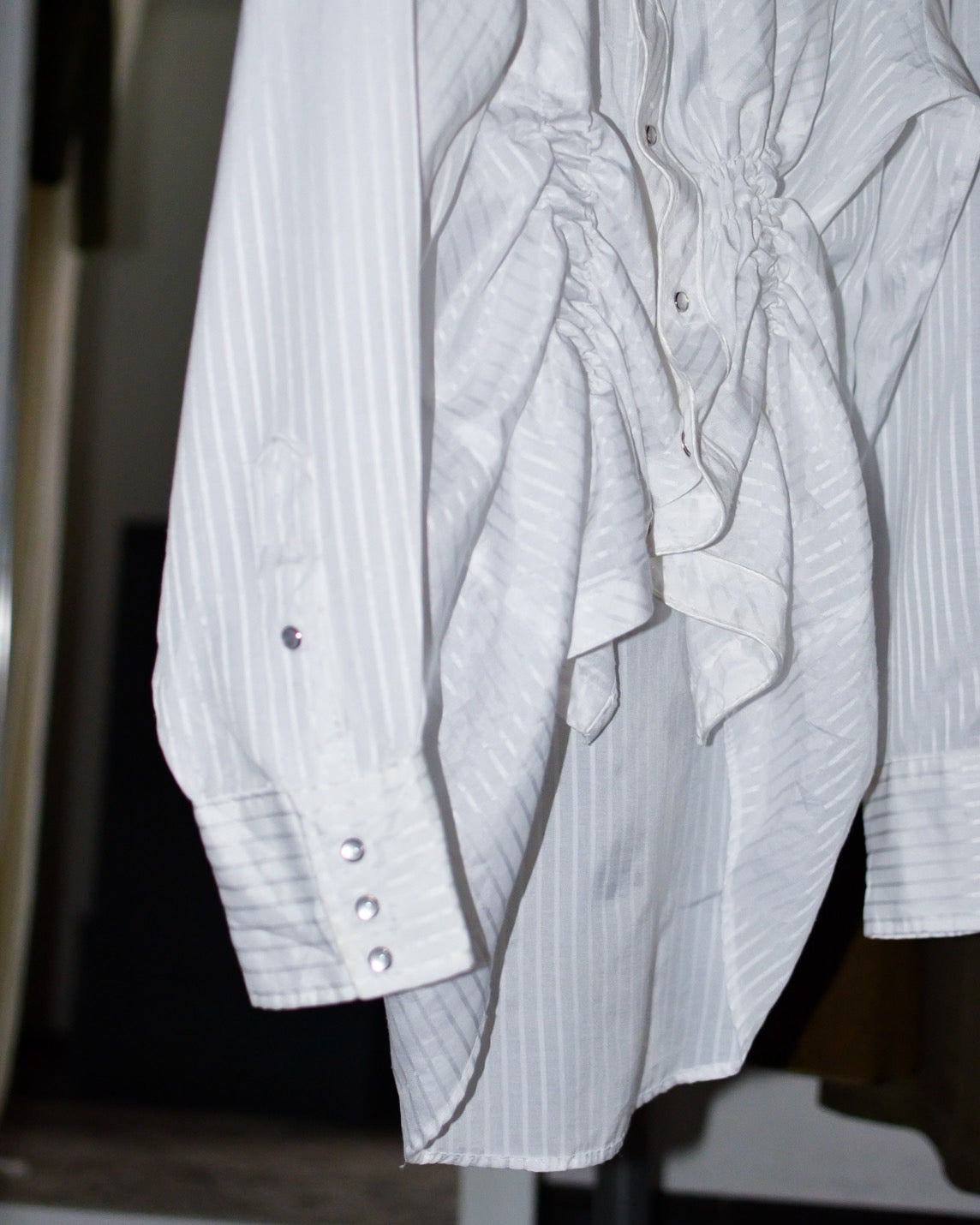 RE-051-01 / shirring western shirt 【A】