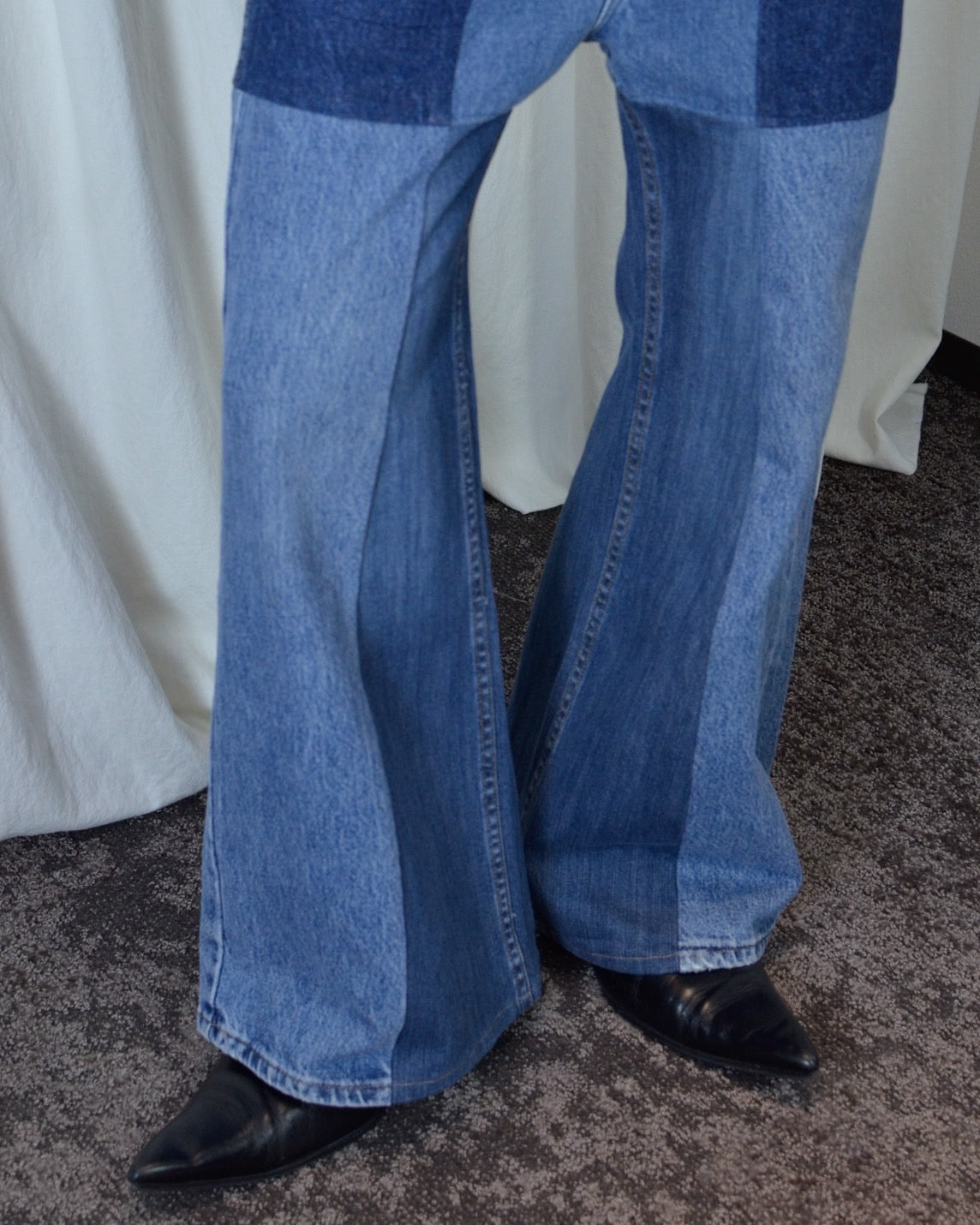 RE-004-02 / 4panel docking denim【E】