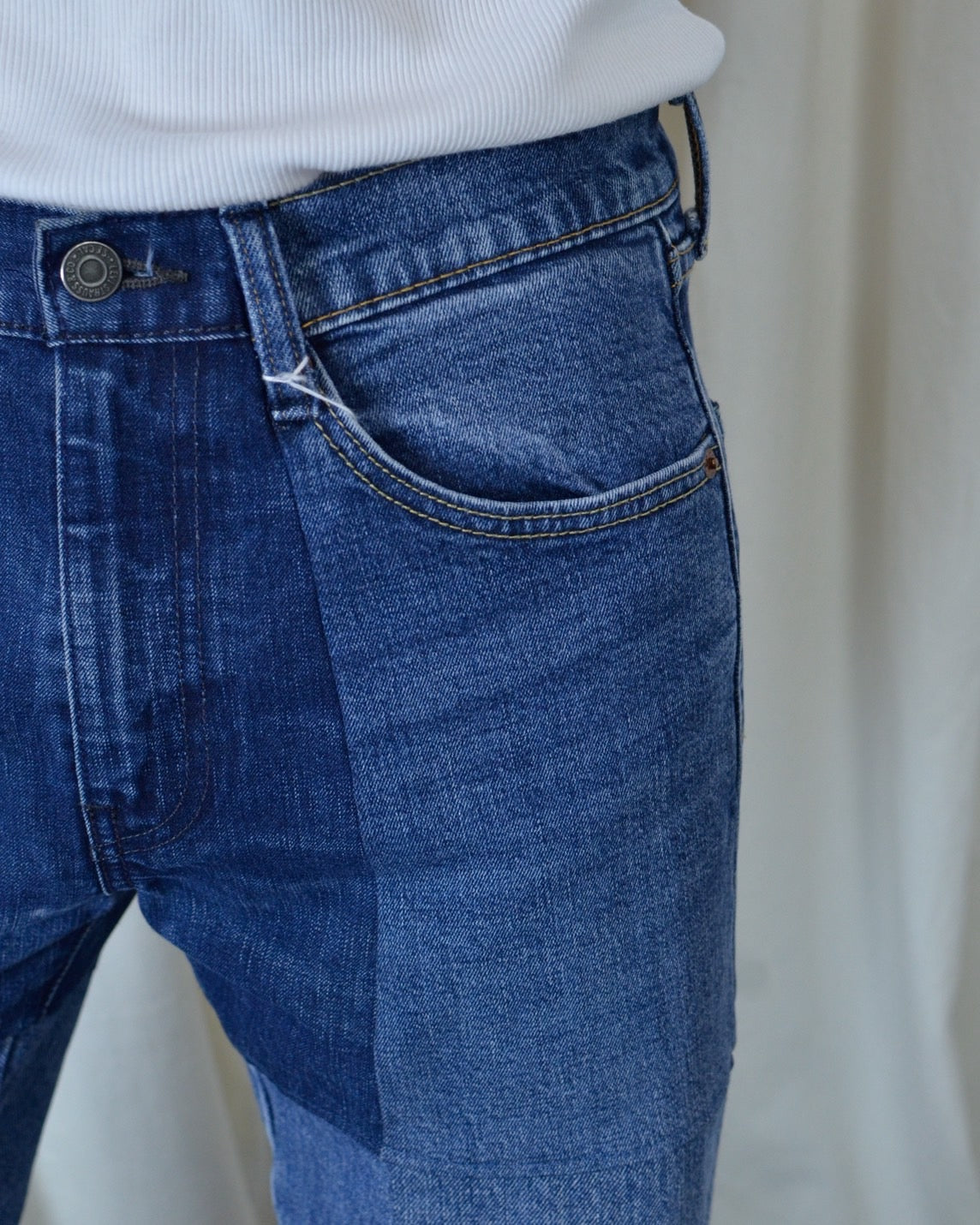 RE-004/4panel docking denim【A】