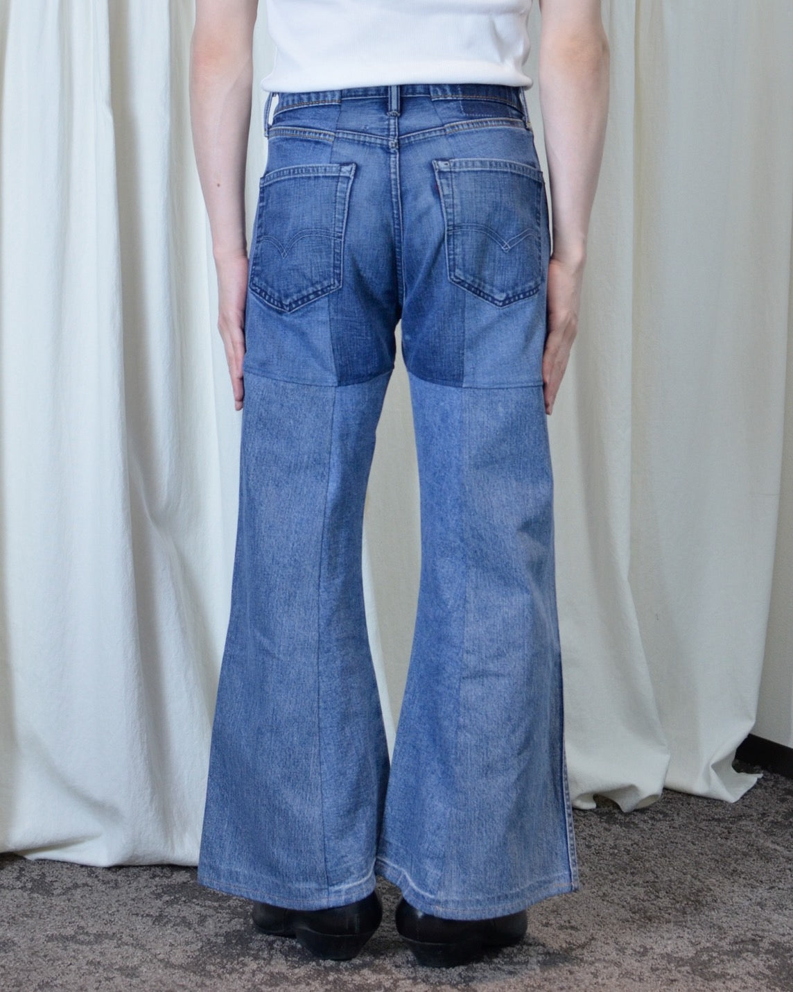 RE-004/4panel docking denim【A】