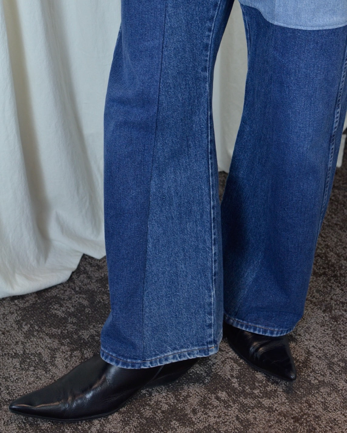 RE-004/4panel docking denim【B】