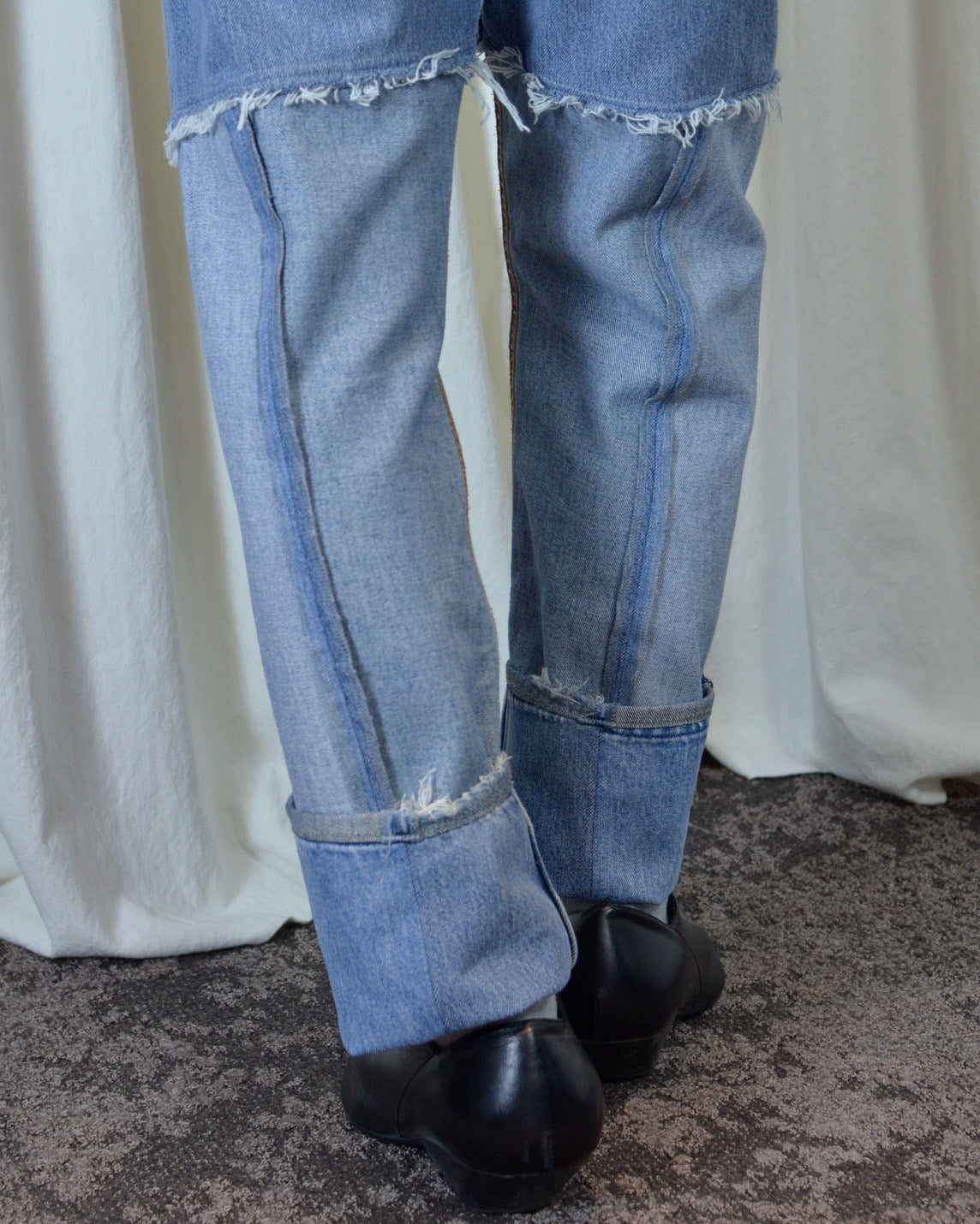 RE-013-02 / inside out straight denim【L】