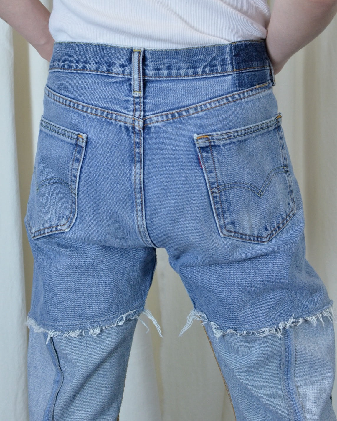 RE-013-02 / inside out straight denim【L】