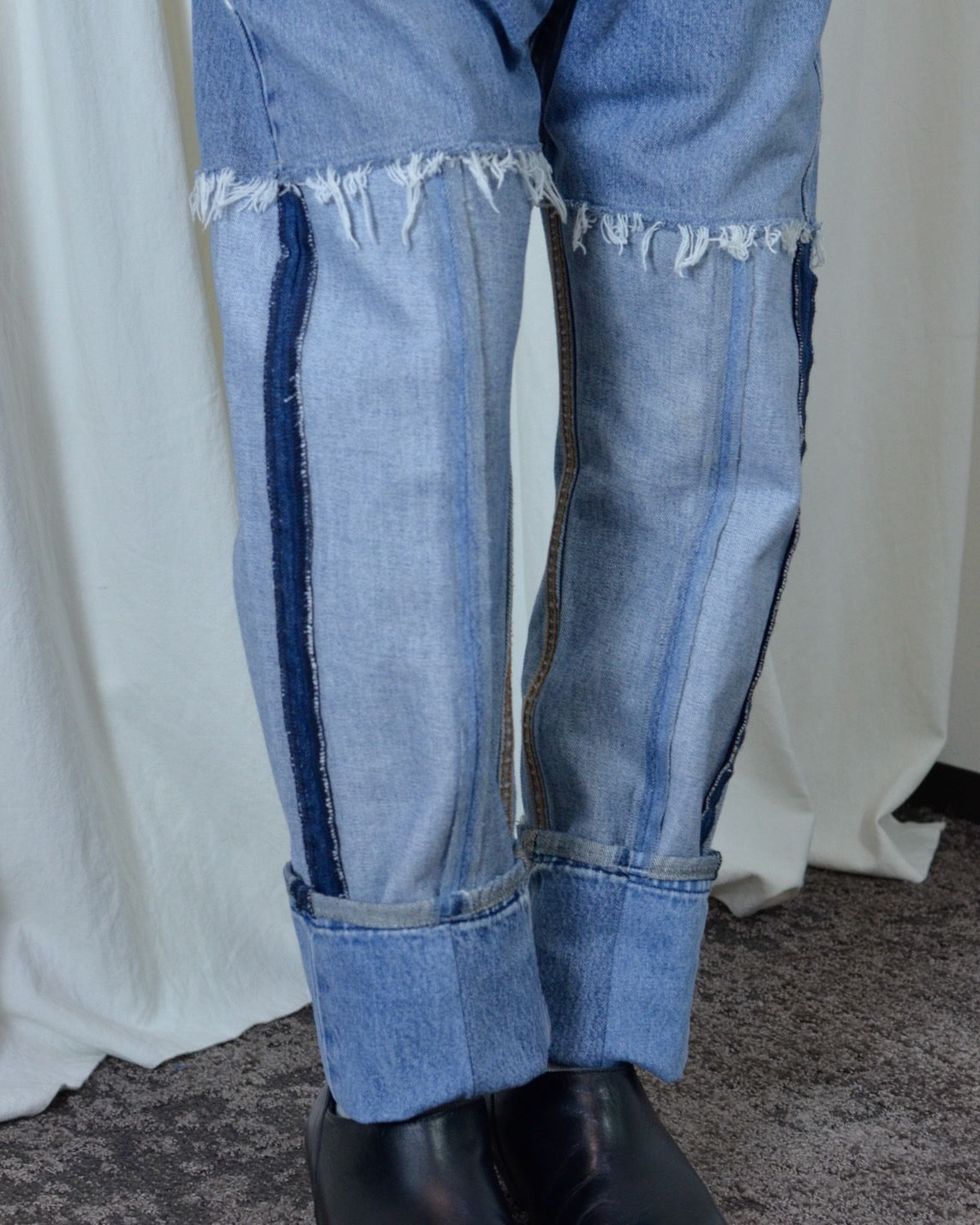 RE-013-02 / inside out straight denim【L】