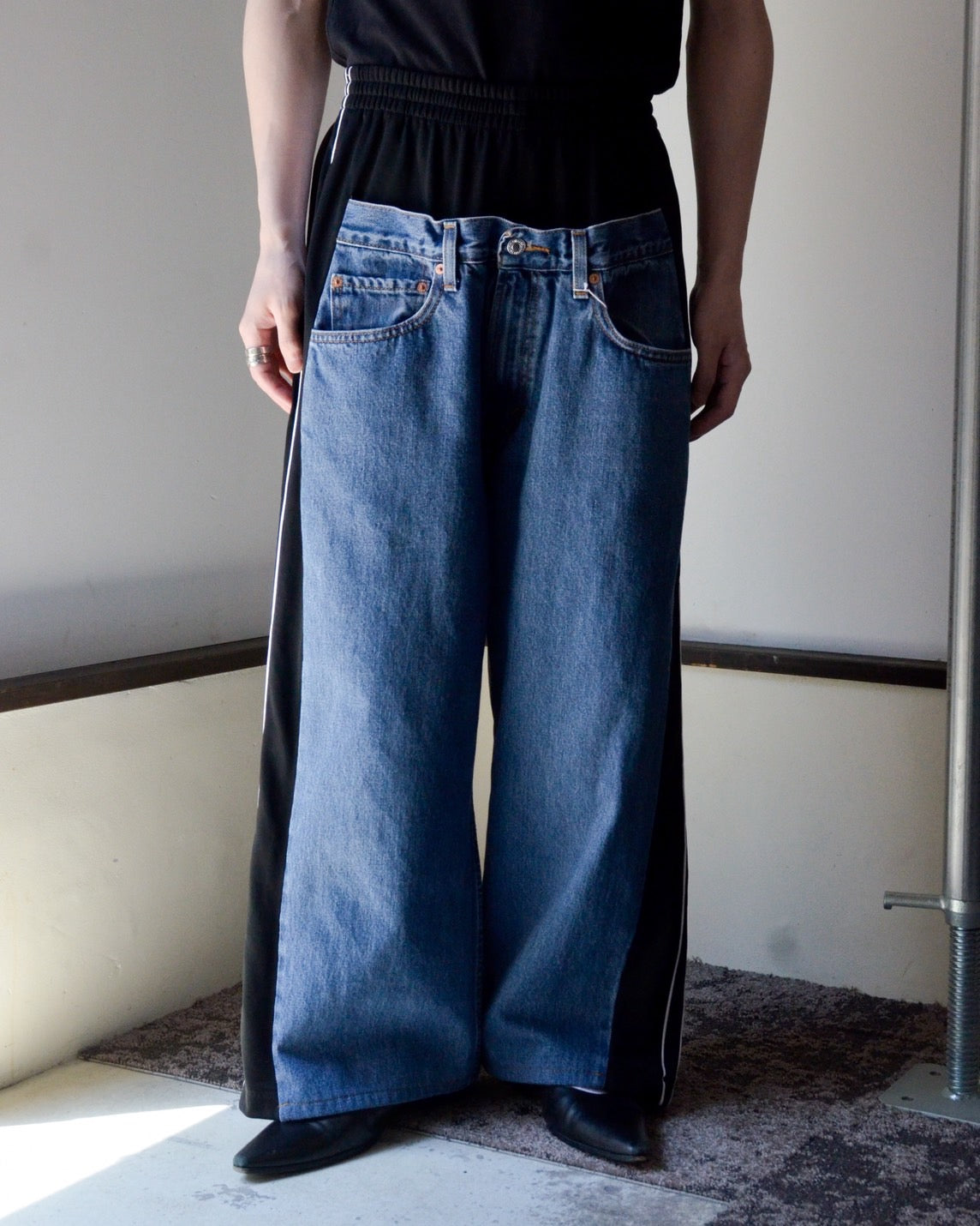 RE-056 / hybrid track pant 【B】