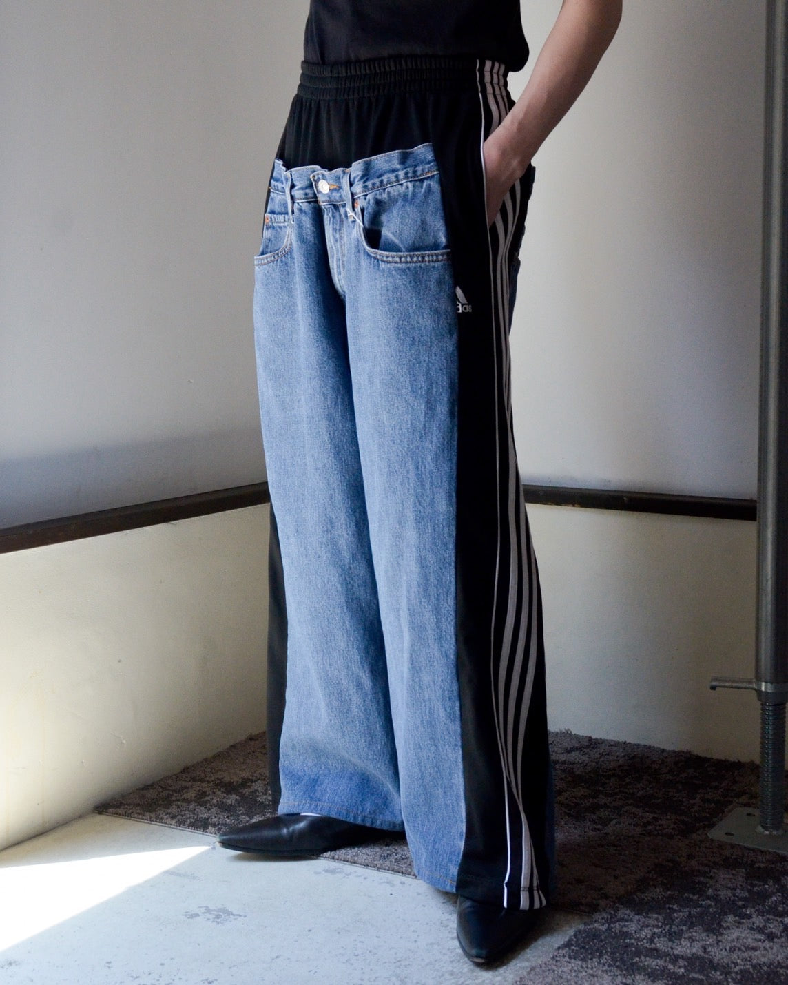 RE-056 / hybrid track pant 【B】