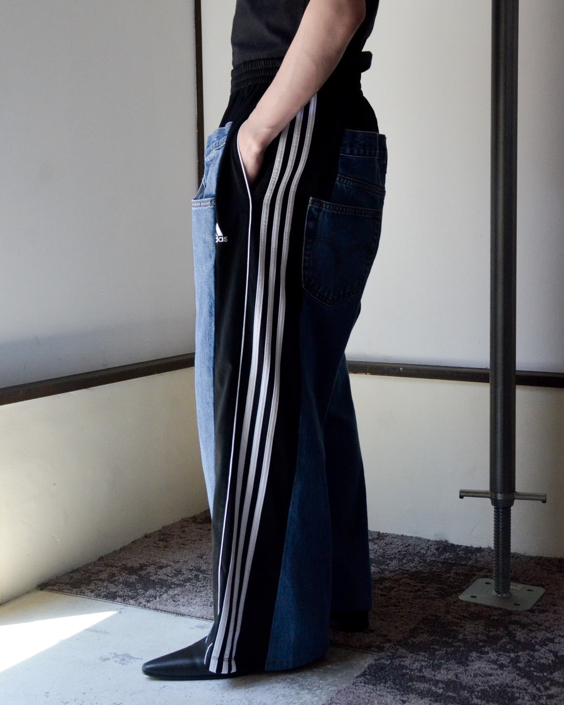 RE-056 / hybrid track pant 【B】