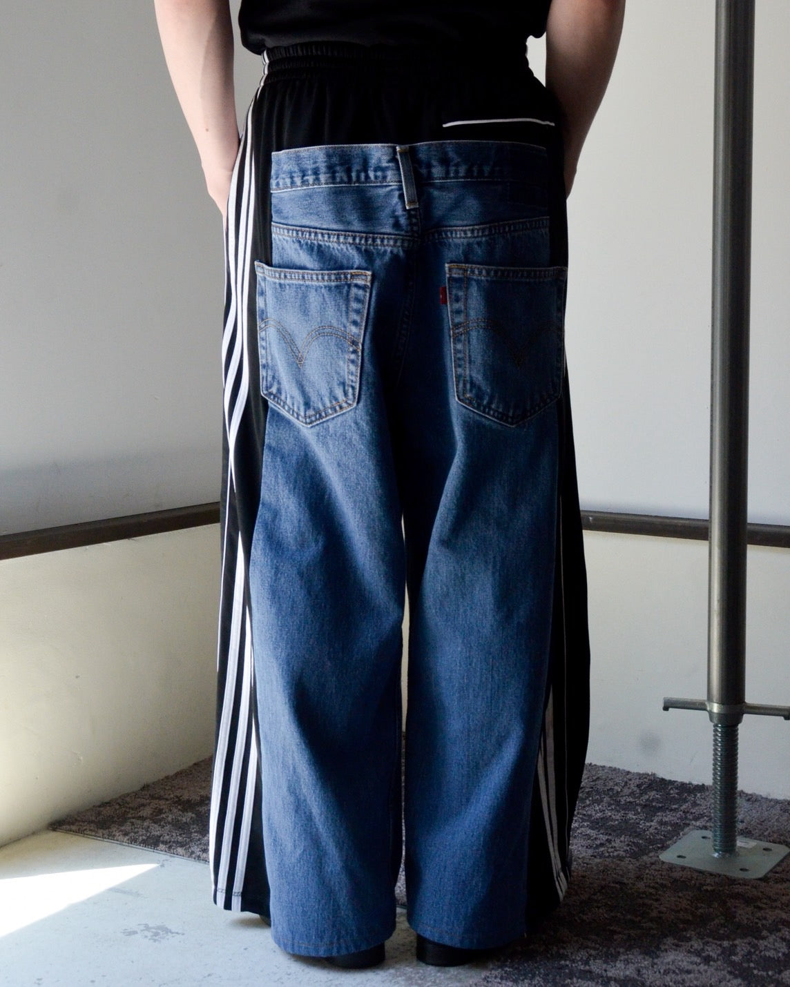 RE-056 / hybrid track pant 【B】