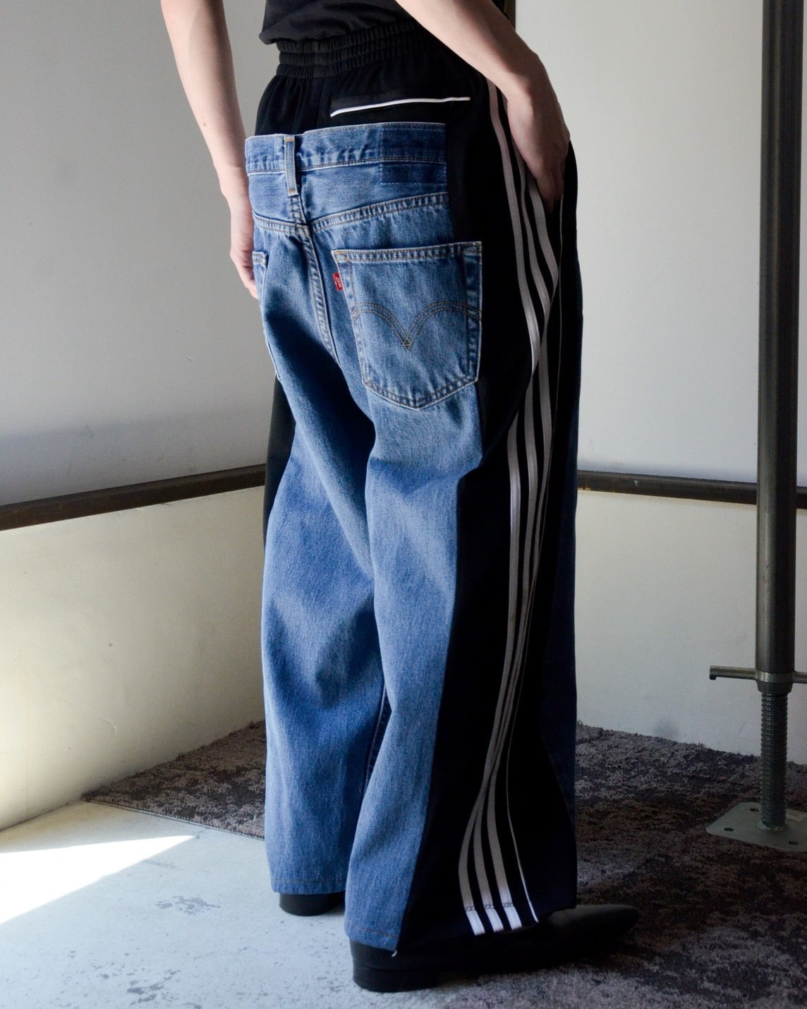 RE-056 / hybrid track pant 【B】