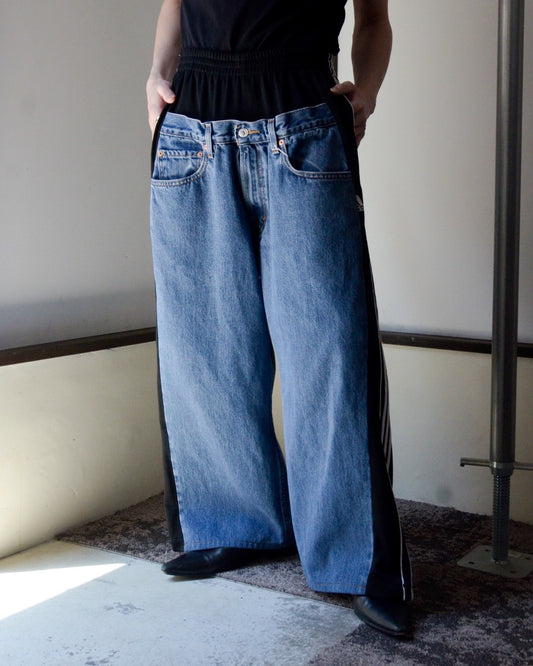 RE-056 / hybrid track pant 【B】