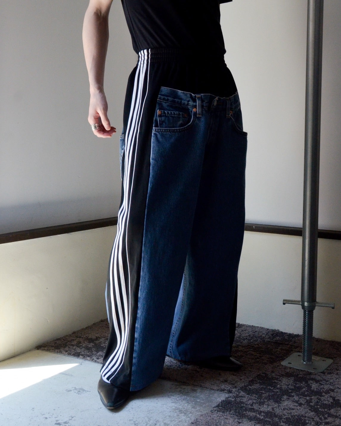 RE-056 / hybrid track pant 【B】