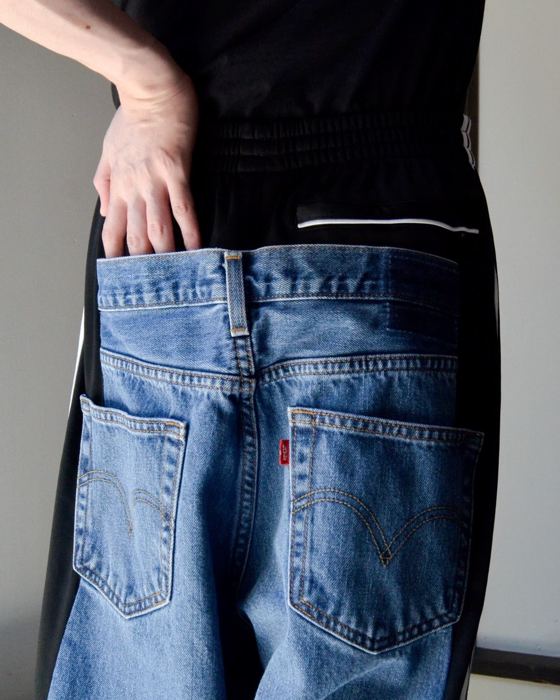 RE-056 / hybrid track pant 【B】