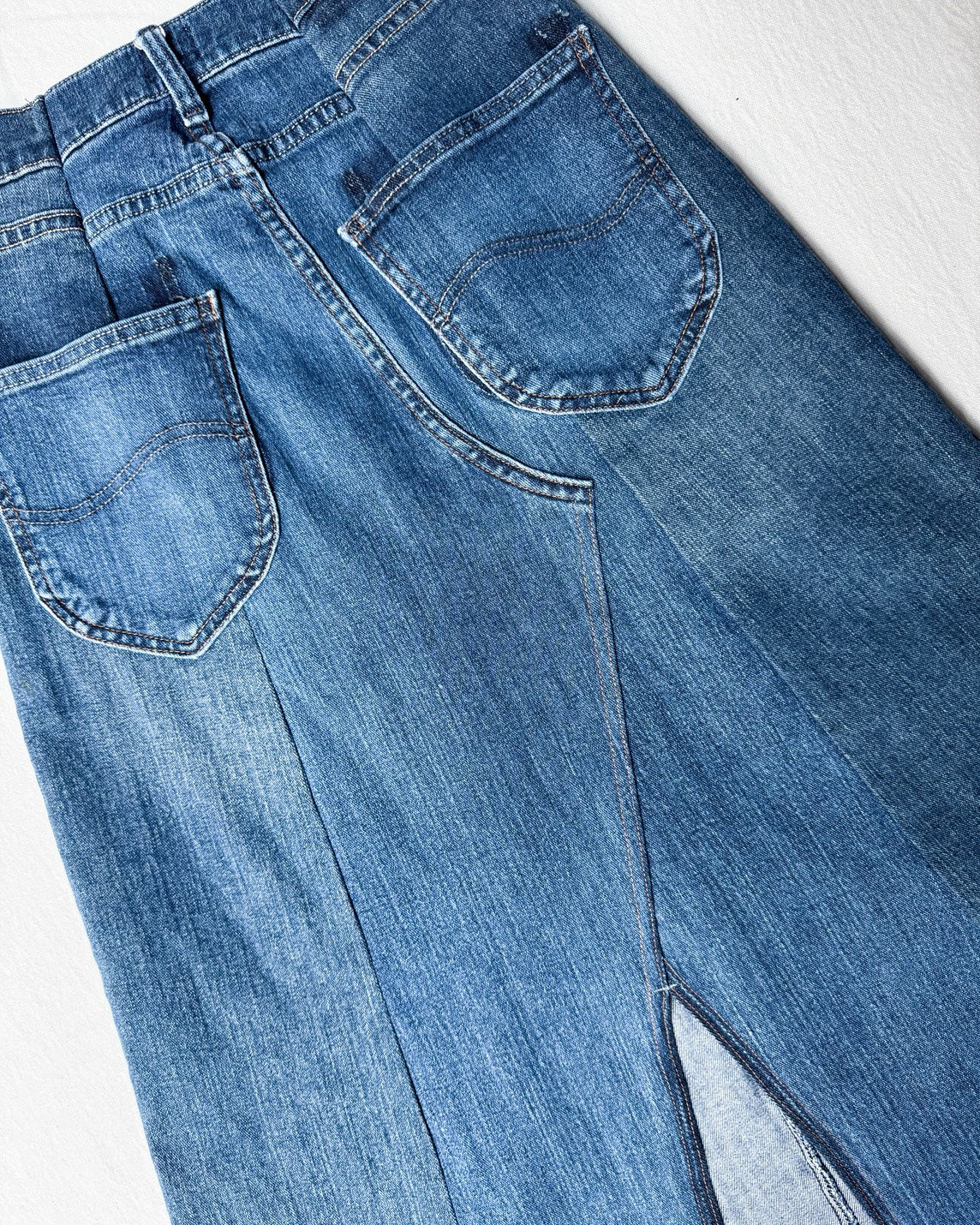 ID25-020 / rebuild denim skirt【A】