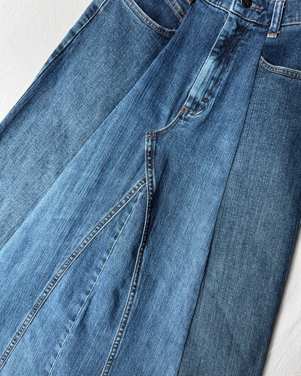 ID25-020 / rebuild denim skirt【A】